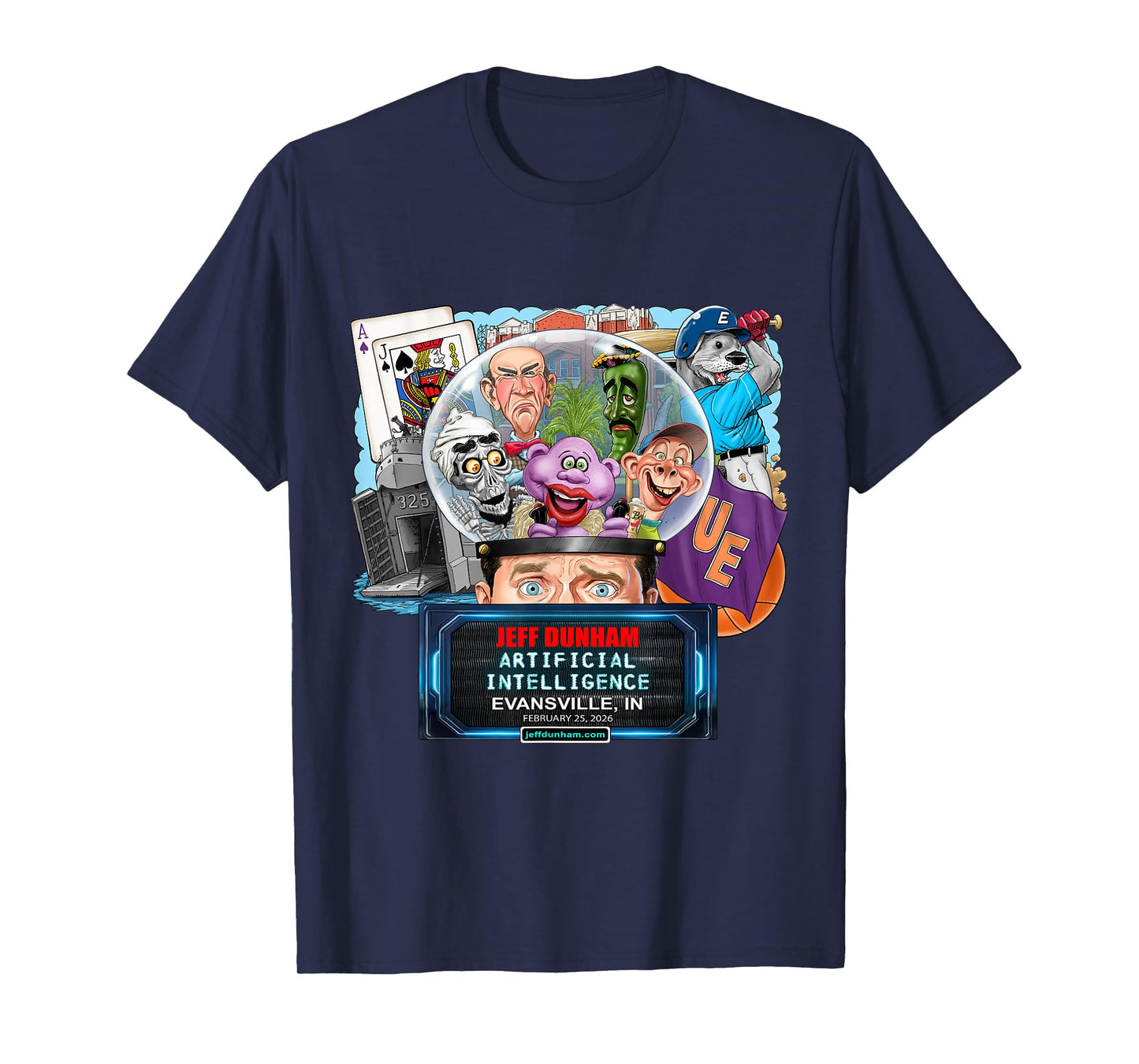 Jeff Dunham Evansville, in (2026) T-Shirt