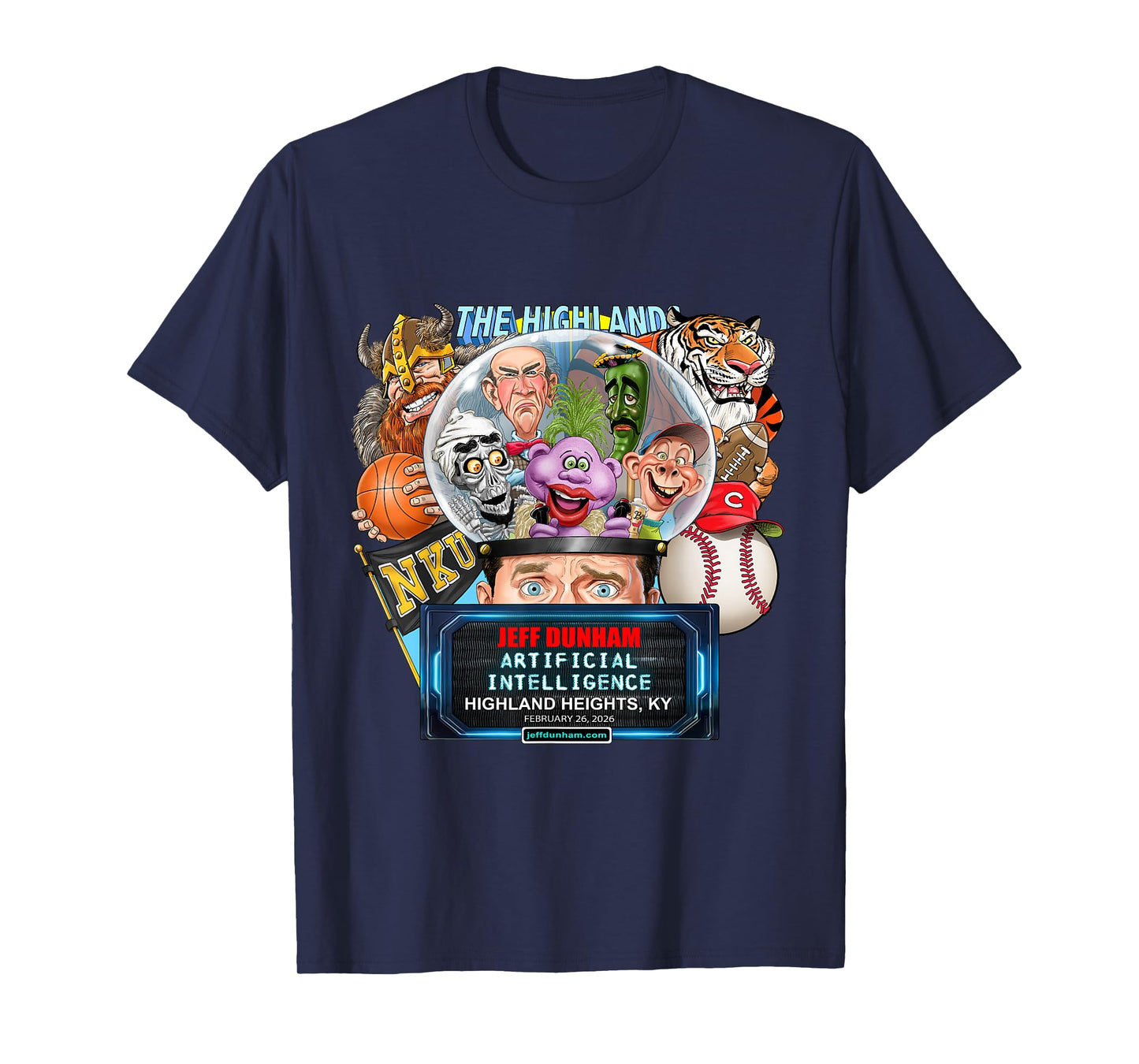 Jeff Dunham Highland Heights, KY (2026) T-Shirt