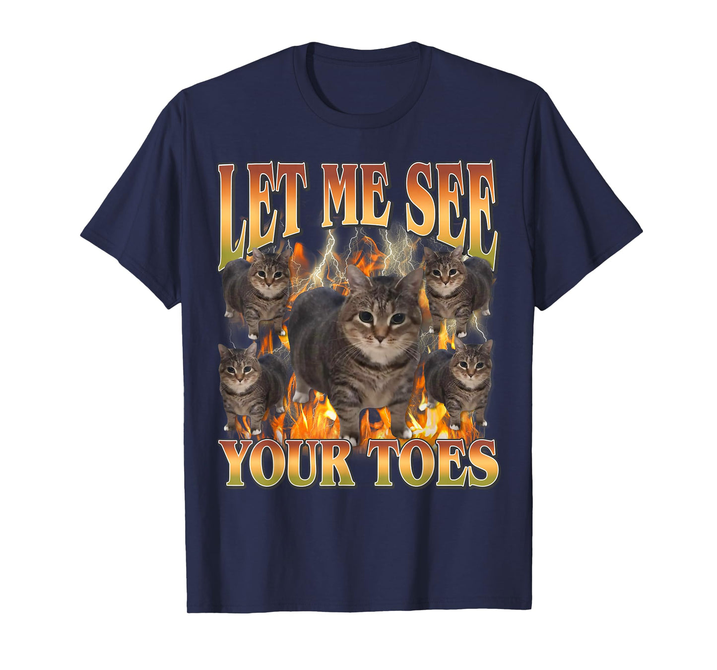 Your Toes Funny Cat Meme Bootleg Men Women T-Shirt