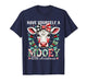 Have Yourself A Mooey Little Christmas Cow Patchwork Art T-Shirt