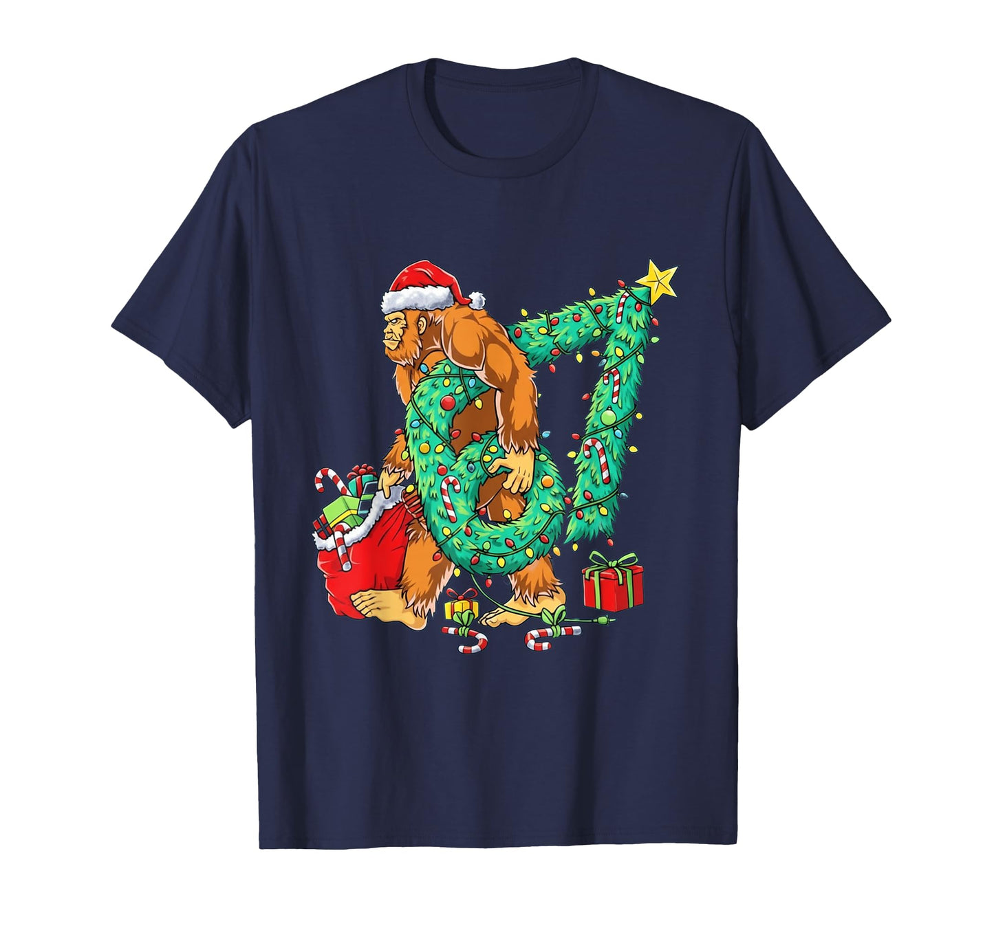 Bigfoot 67 Meme Christmas Tree 67 Baseball Lifestyle 101 T-Shirt
