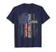 One Nation Under God Flag 4th of July Patriotic Christian T-Shirt