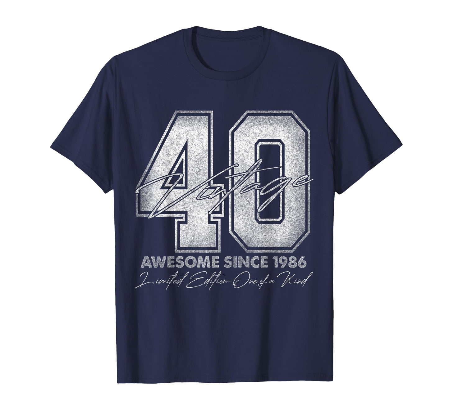 40 Year Old Gifts Vintage 1986 Limited Edition 40th Birthday T-Shirt