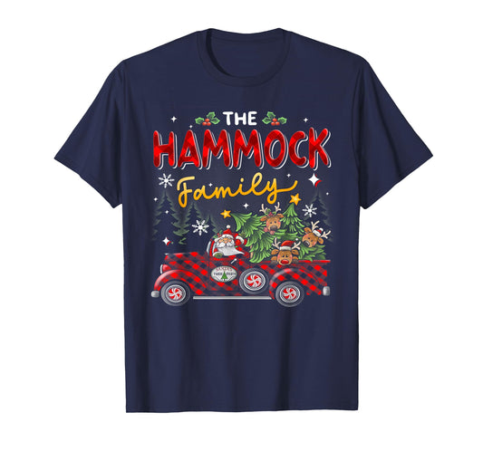 The Hammock Family Christmas Matching Pajamas Group Gift T-Shirt