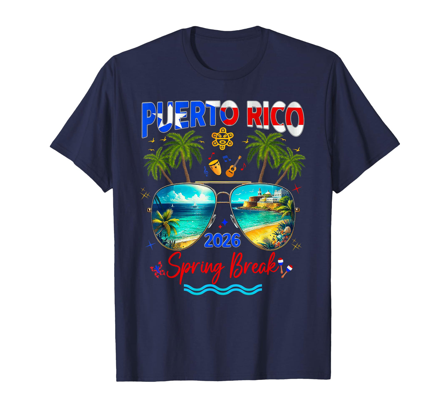 Puerto Rico Vacation Friends Girls Trip Birthday Family T-Shirt