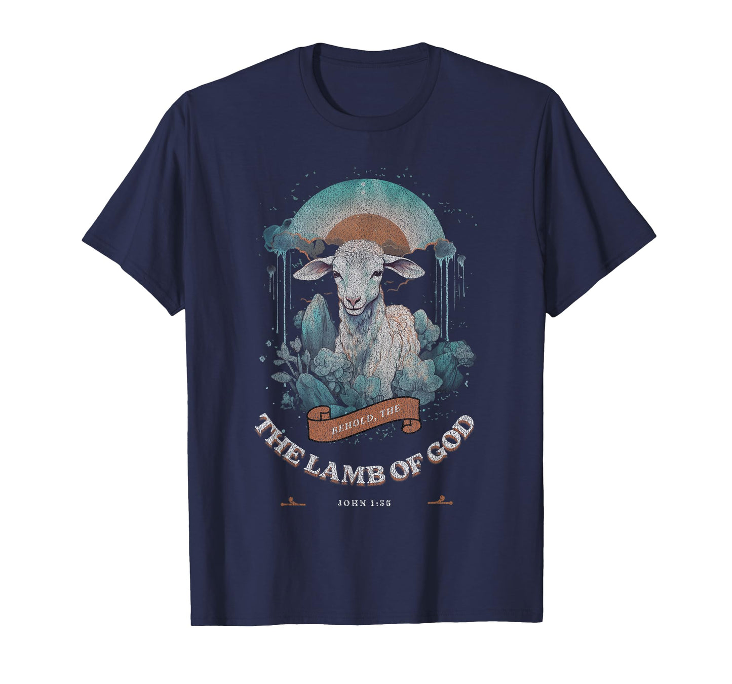 Religious Christian Faith Jesus Behold The Lamb of God T-Shirt
