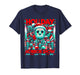 Merry Christmas Festive Slasher Candy Cane Menace T-Shirt
