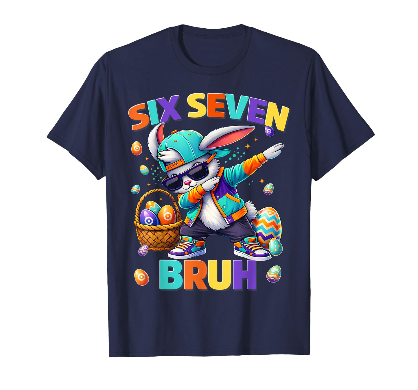 Bruh Happy Easter Bunny Dabbing Rabbit Men Boy Kid T-Shirt