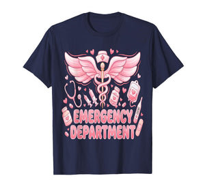 Cute Emergency Department Valentine ER Valentines Nurse T-Shirt