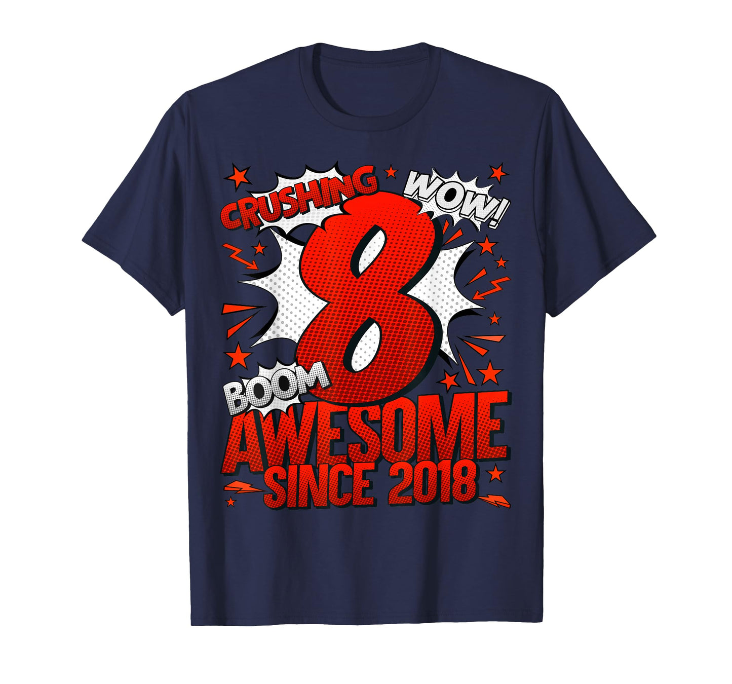 8 Year Old Gifts for Boys 8th Birthday Boy 8 Year Old Boy T-Shirt