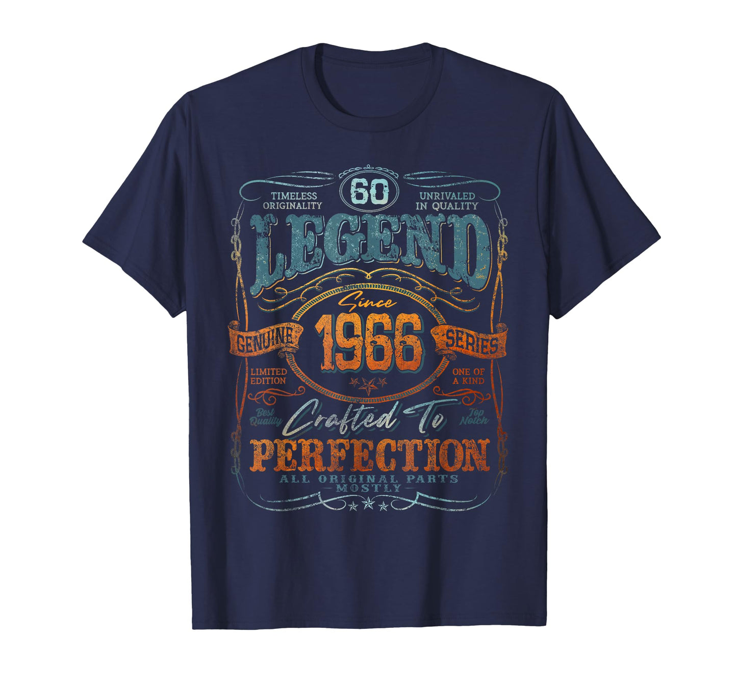 Vintage 1966 Limited Edition Shirt 60 Year Old 60th Birthday T-Shirt