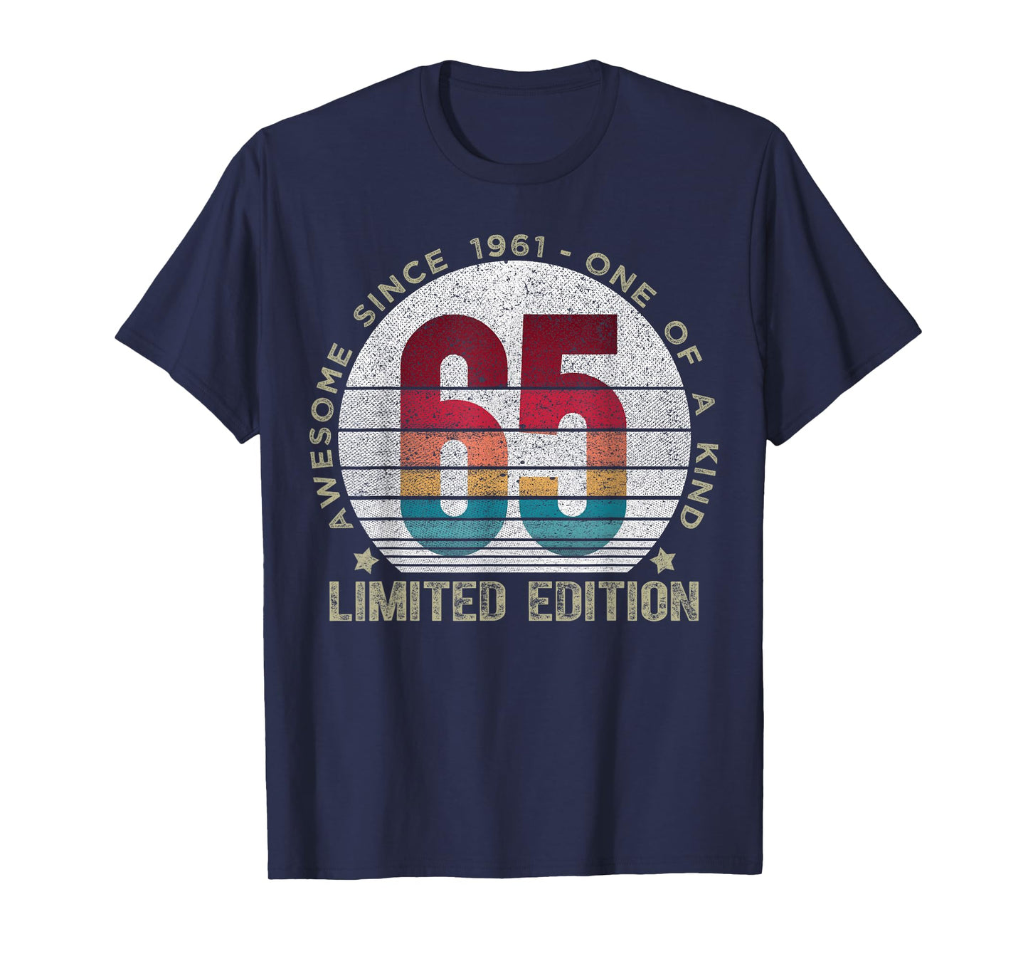 65 Year Old Gifts Vintage 1961 Limited Edition 65th Birthday T-Shirt