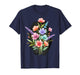 Vintage Floral Gardening Flowers Women Wildflower T-Shirt