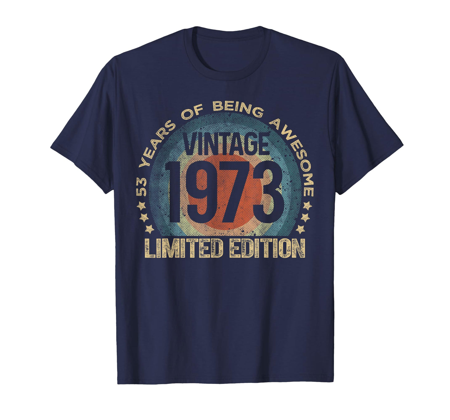 53 Year Old Gifts Vintage 1973 Limited Edition 53rd Birthday T-Shirt