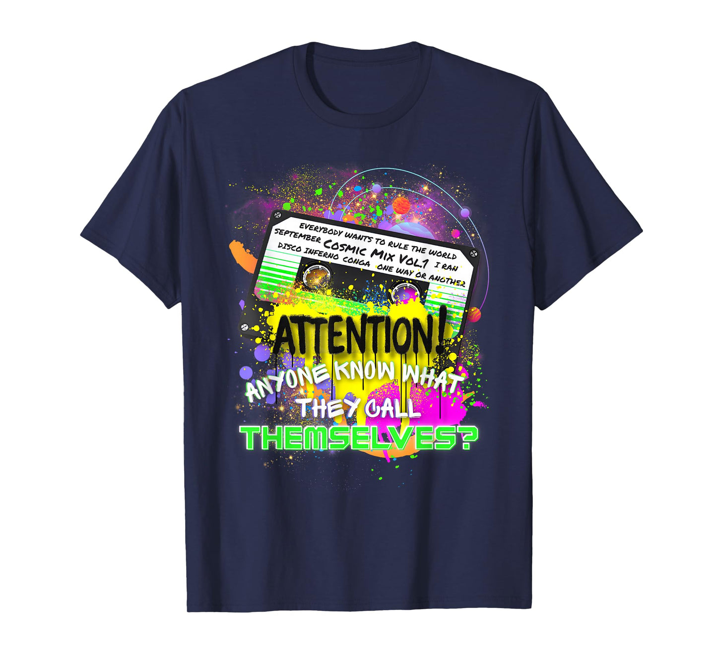Cosmic Cassette Be Kind Rewind 80s - Remix T-Shirt