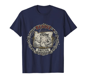 Resist Oregon Portland Frog Protest Shirt Portland Protest T-Shirt