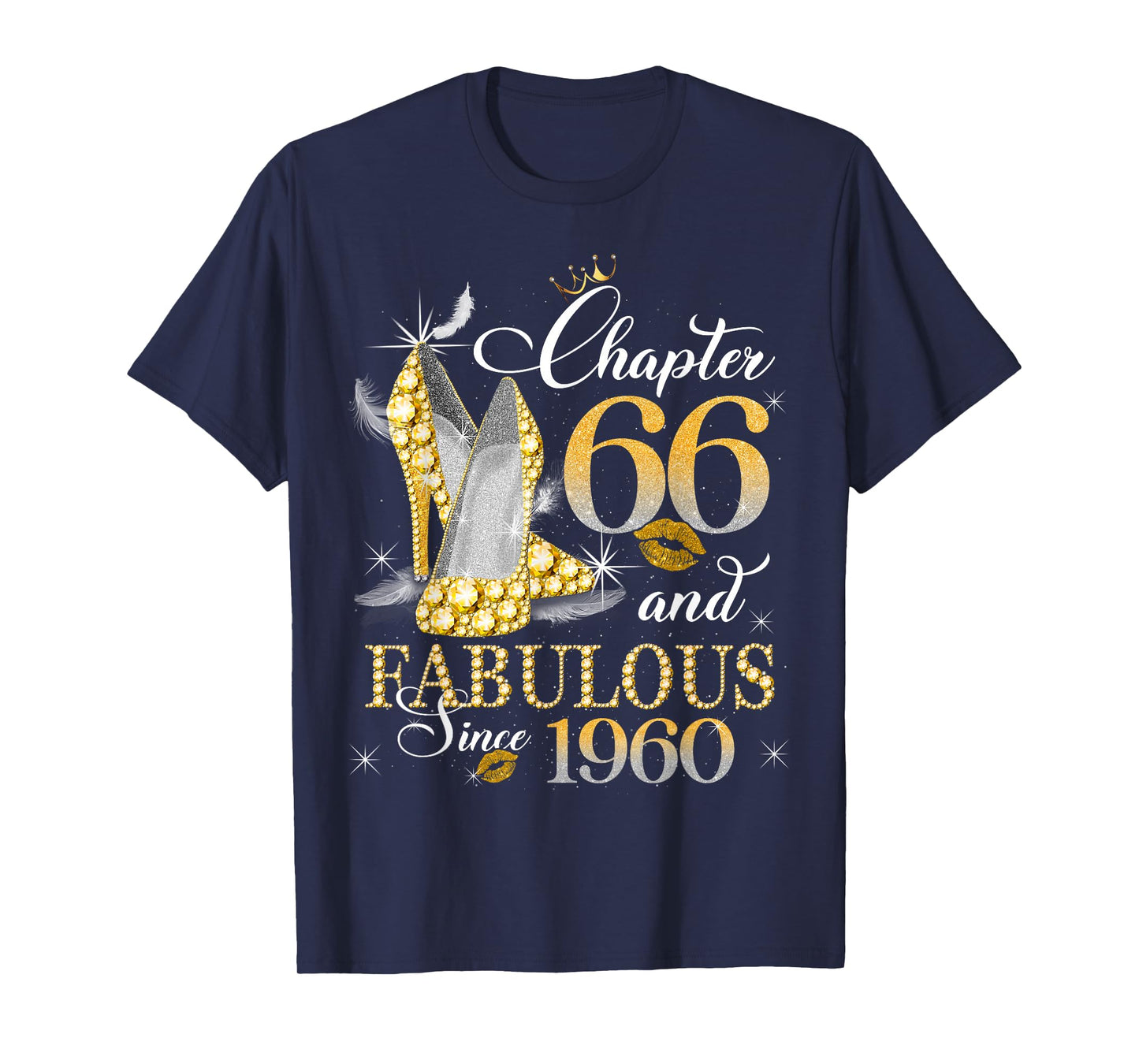 Chapter 66 Fabulous EST 1960 66th Birthday Queen Diamond T-Shirt