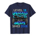 Level 18 Unlocked Awesome Since 2008 18th Birthday Gaming T-Shirt