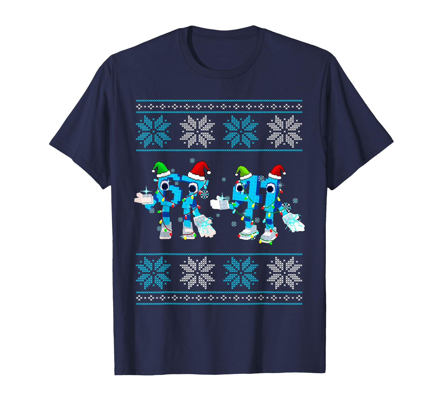 Funny 67 and 41 Christmas Ugly Sweater for Boys Kids Teens T-Shirt