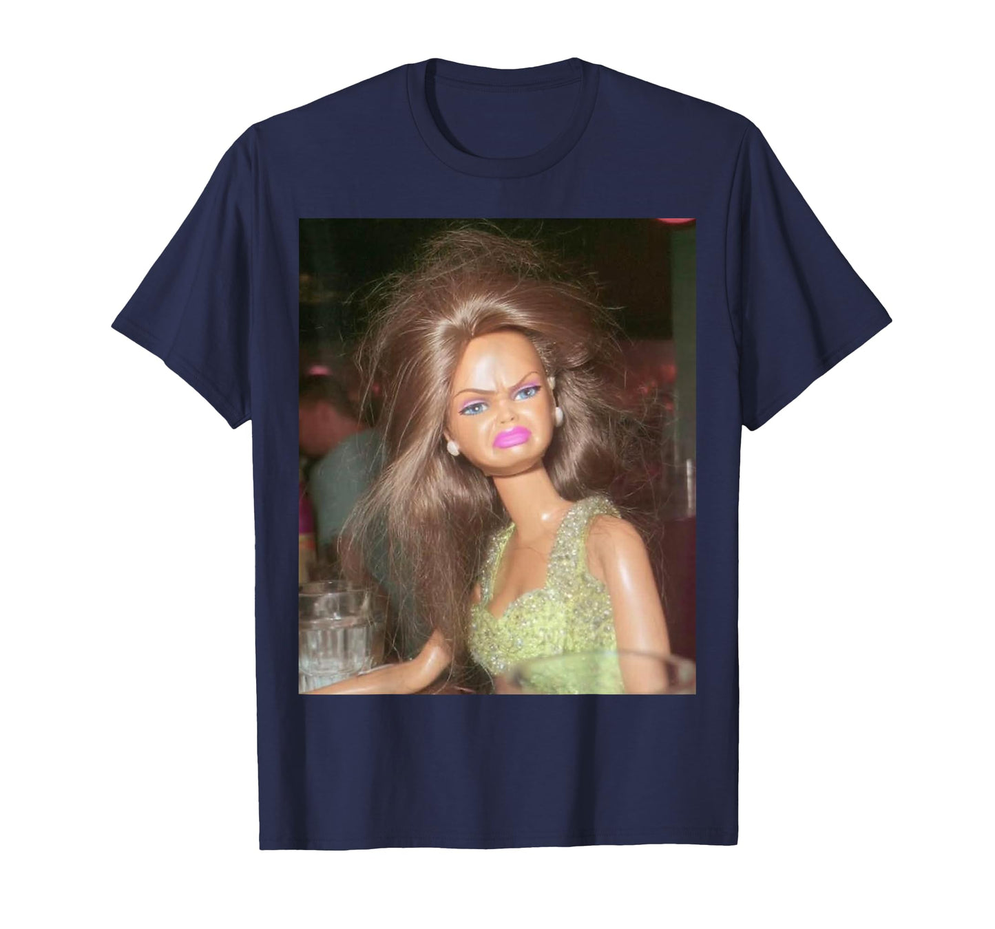 Funny Disgusting Doll face Meme Hilarious Sarcastic Gift Tee T-Shirt