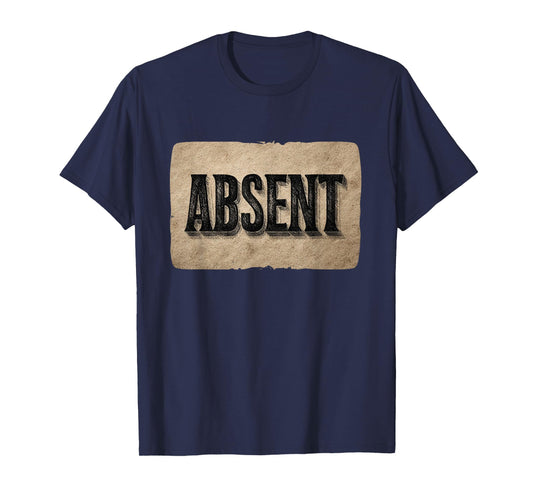 Funny Absent Speech Costume for Boys and Girls T-Shirt