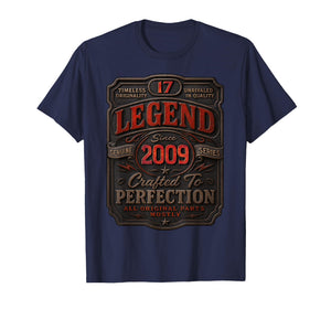 Vintage 2009 Limited Edition Shirt 17 Year Old 17th Birthday T-Shirt