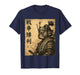 Funny Frenchie Samurai Dog Vintage French Bulldog T-Shirt