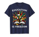 Black History Book Education Freedom Teacher Women Men Kids T-Shirt