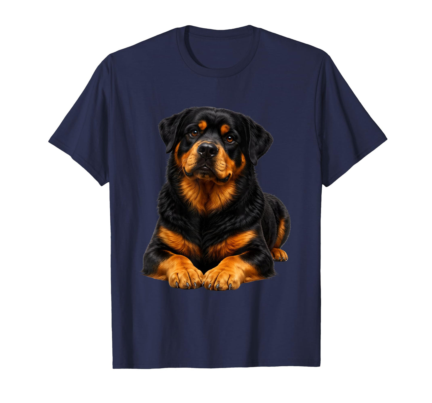 Rottweiler Portrait Dog Artwork T-Shirt