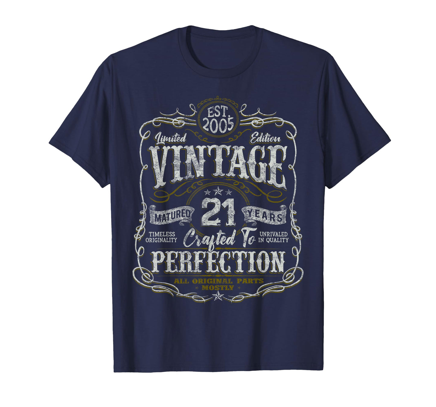 Vintage 2005 Limited Edition Shirt 21 Year Old 21st Birthday T-Shirt