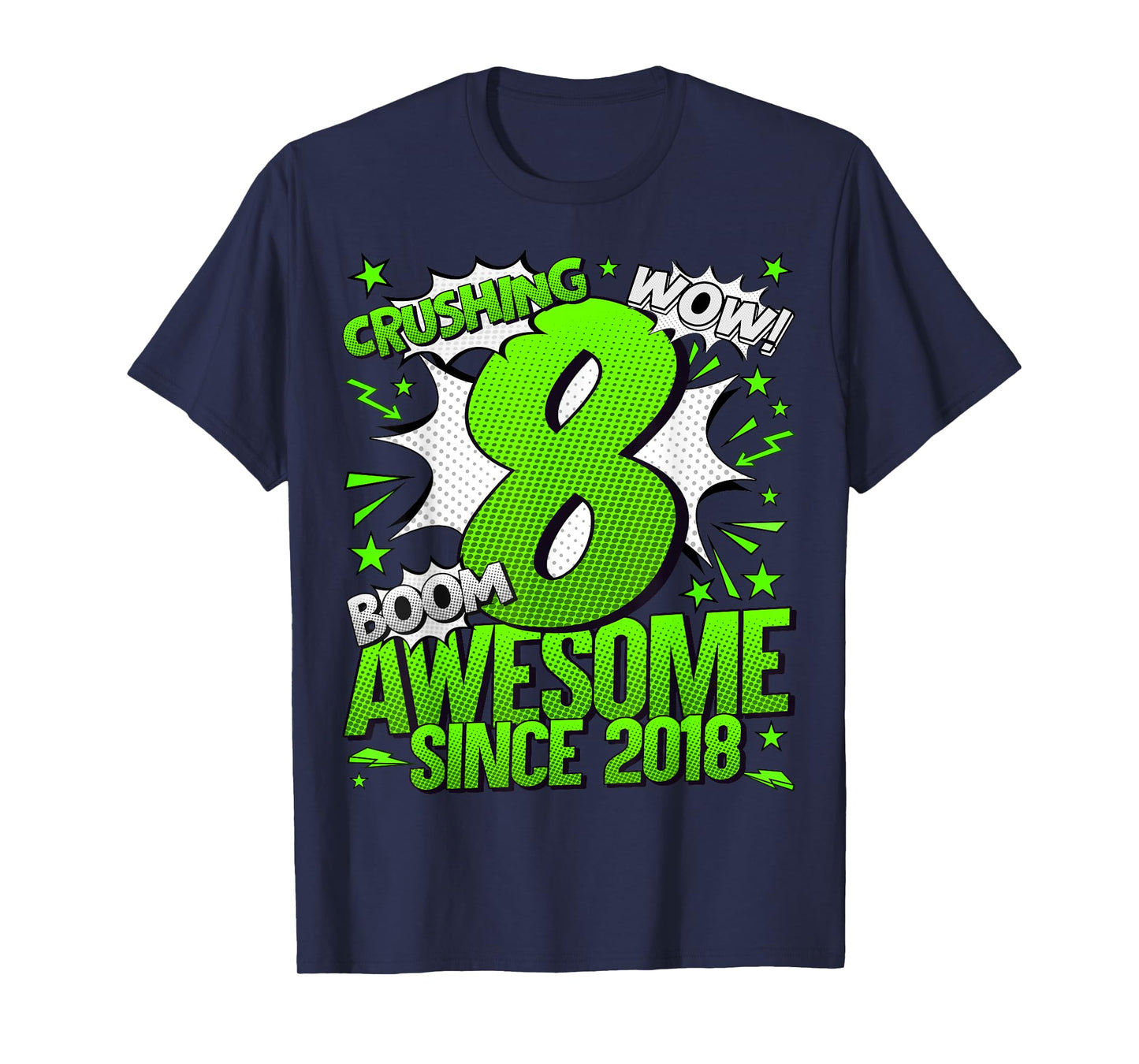 8 Year Old Gifts for Boys 8th Birthday Boy 8 Year Old Boy T-Shirt