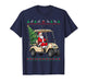 Funny Santa Driving Golf Cart Christmas T-Shirt