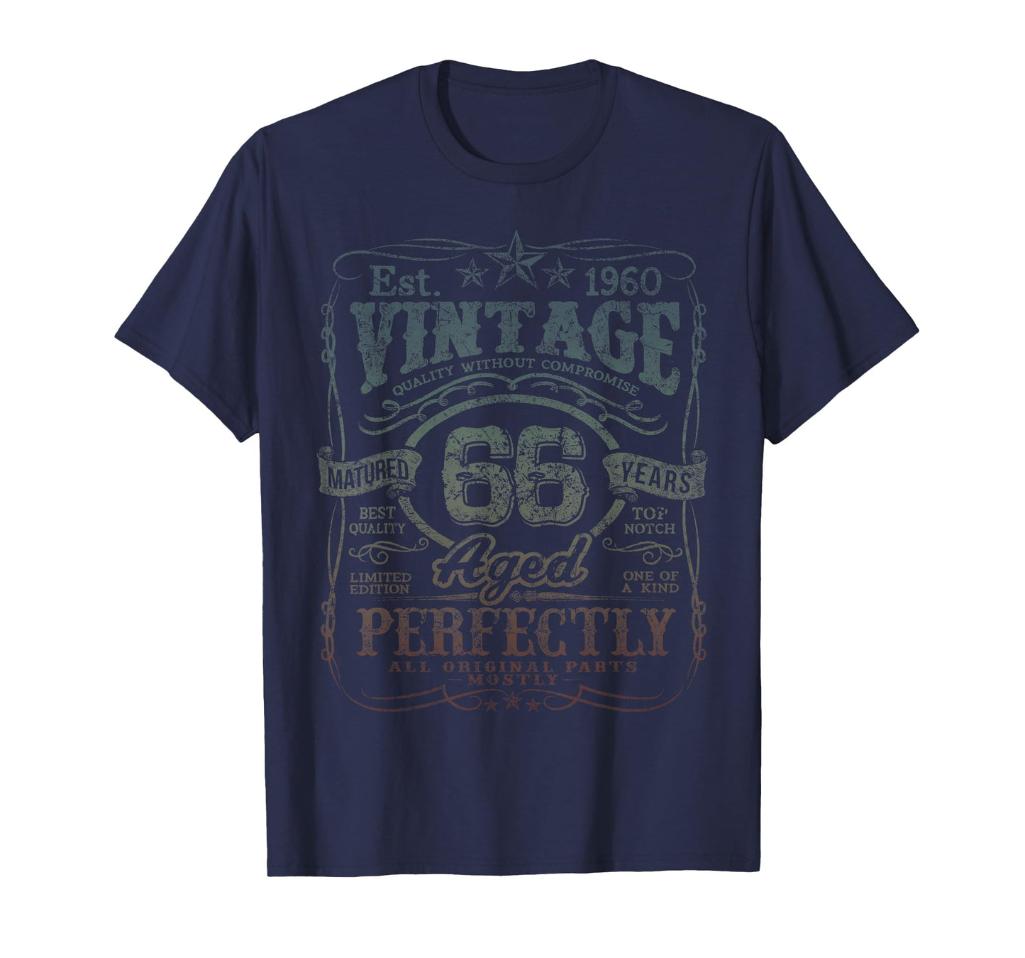 Vintage 1960 Limited Edition Shirt 66 Year Old 66th Birthday T-Shirt