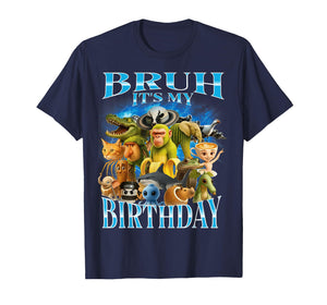Bruh It's My Birthday Funny Brainrot T-Shirt