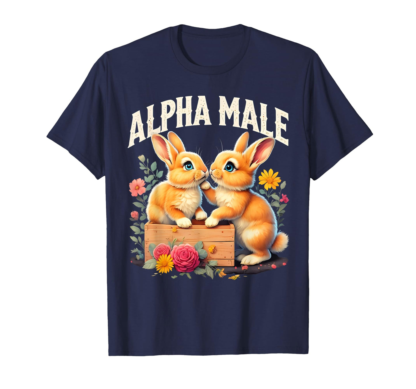 Funny Rabbit Alpha Cute Meme Male Men or Women T-Shirt