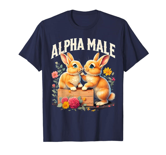 Funny Rabbit Alpha Cute Meme Male Men or Women T-Shirt