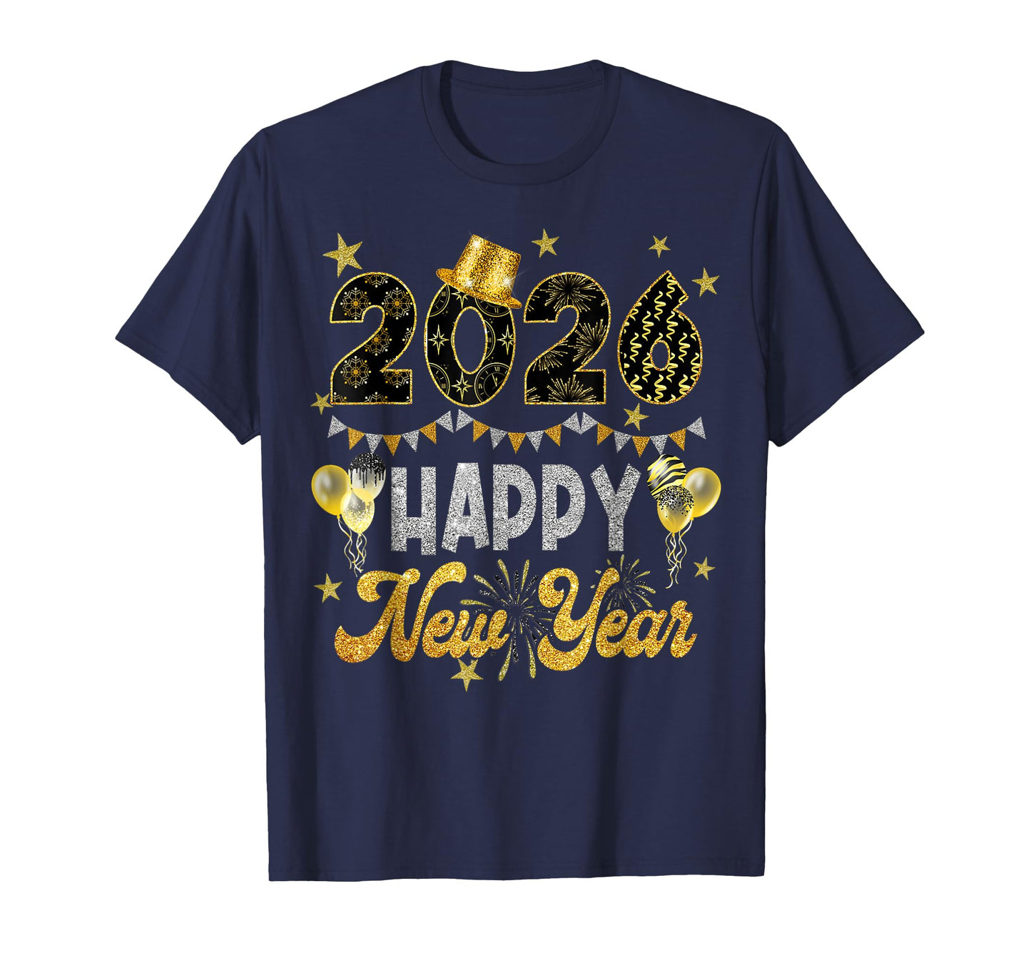 Happy New Year 2026 Family Matching Happy New Year 2026 T-Shirt
