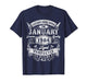 Legends were Born in January 1984 Vintage 42nd Birthday Men T-Shirt