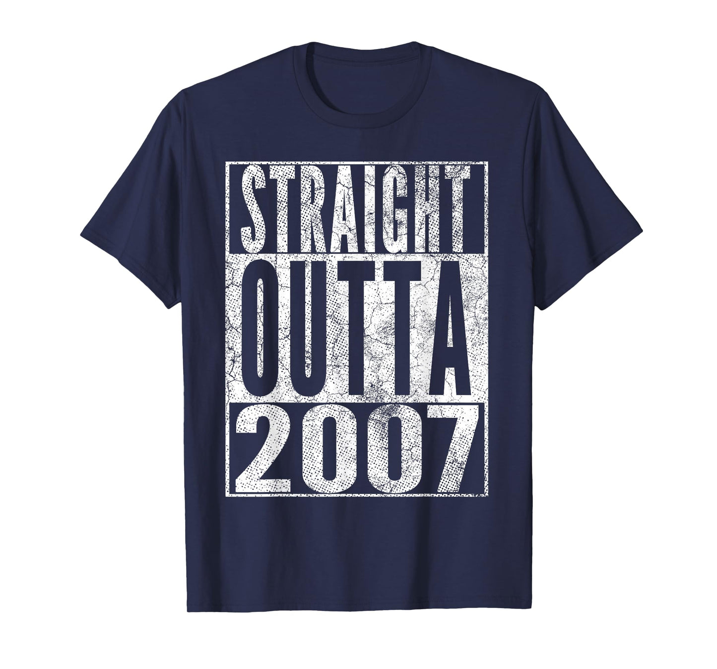 Vintage 2007 19th Birthday 19 Years Old Retro Men Women T-Shirt