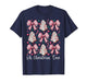 Cute Christmas Tree Cakes Lovers Xmas Bow Women Girls T-Shirt
