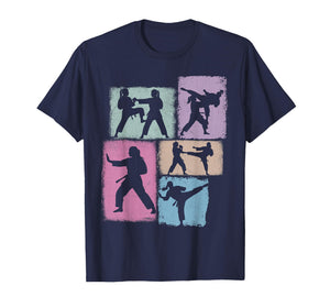 Karate Practitioner Collage Women Kids Sensei Youth Girl T-Shirt