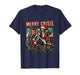 Merry Crisis Skeleton Funny Holiday T-Shirt