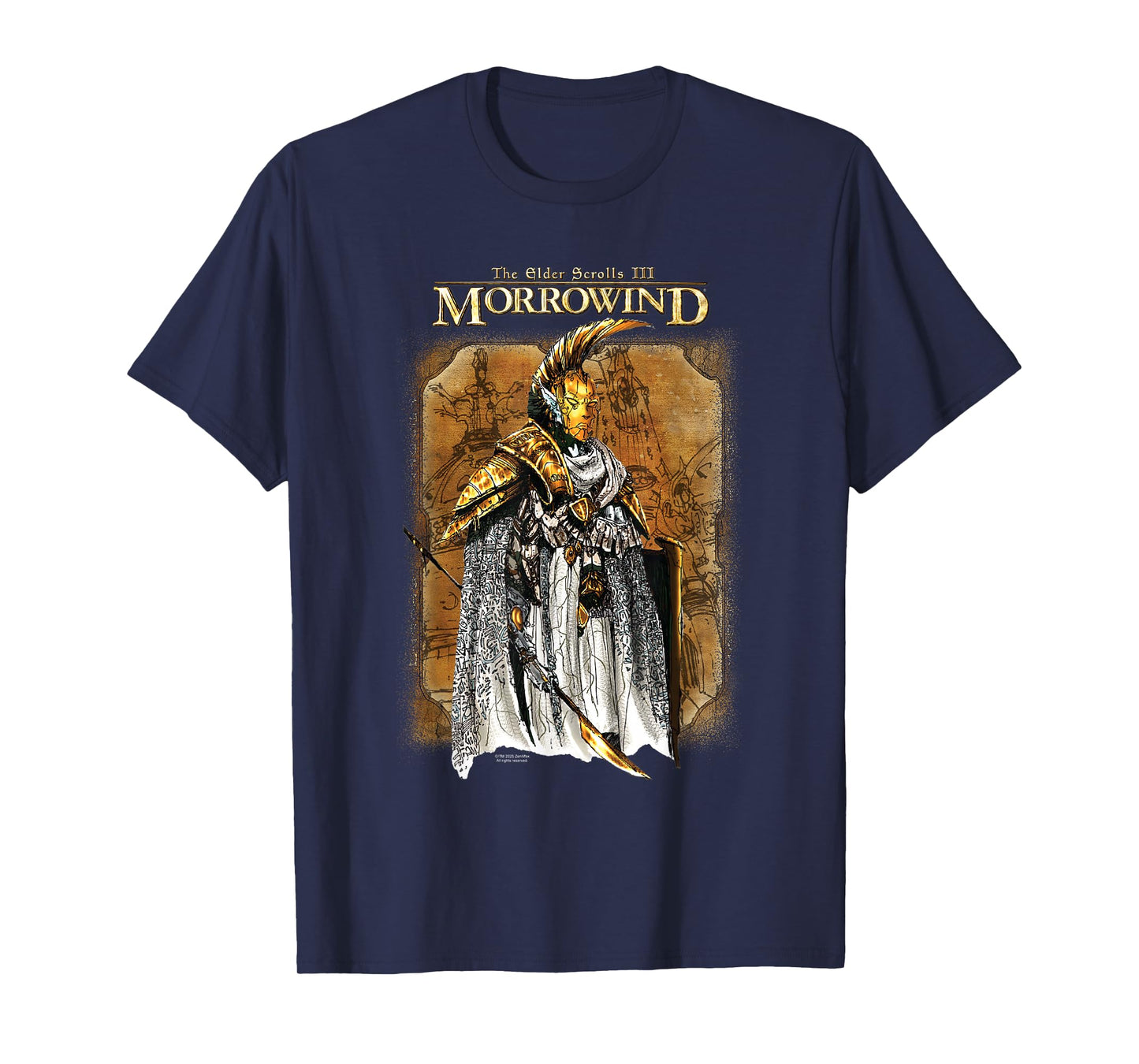 Elder Scrolls Morrowind Concept Illustration Video Game T-Shirt