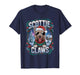 Christmas Top Santa Scottie Claws Dog Owner Scottish Terrier T-Shirt