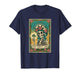 The Lucky One Tarot Card St Patricks Day Shamrock Skeleton T-Shirt