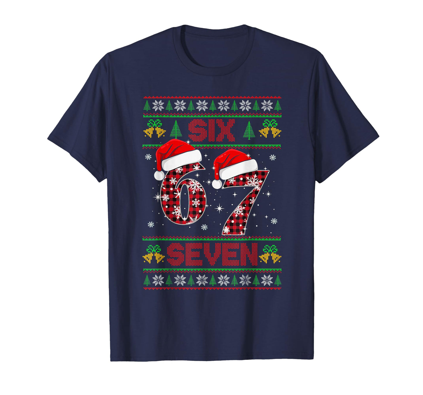 67 Meme Six Seven Christmas Ugly Sweater for Kids Boys Girls T-Shirt