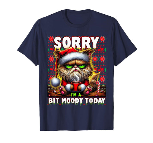 Funny Christmas Cat Lovers T-Shirt