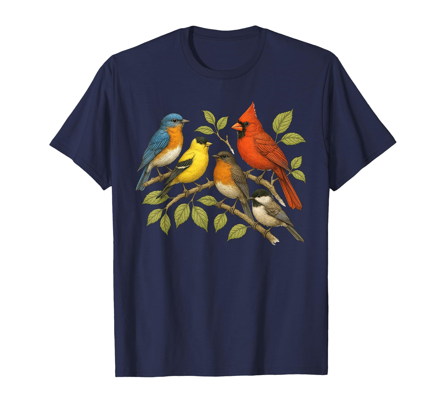Songbirds Apparel for Bird Watching Nature Enthusiast T-Shirt
