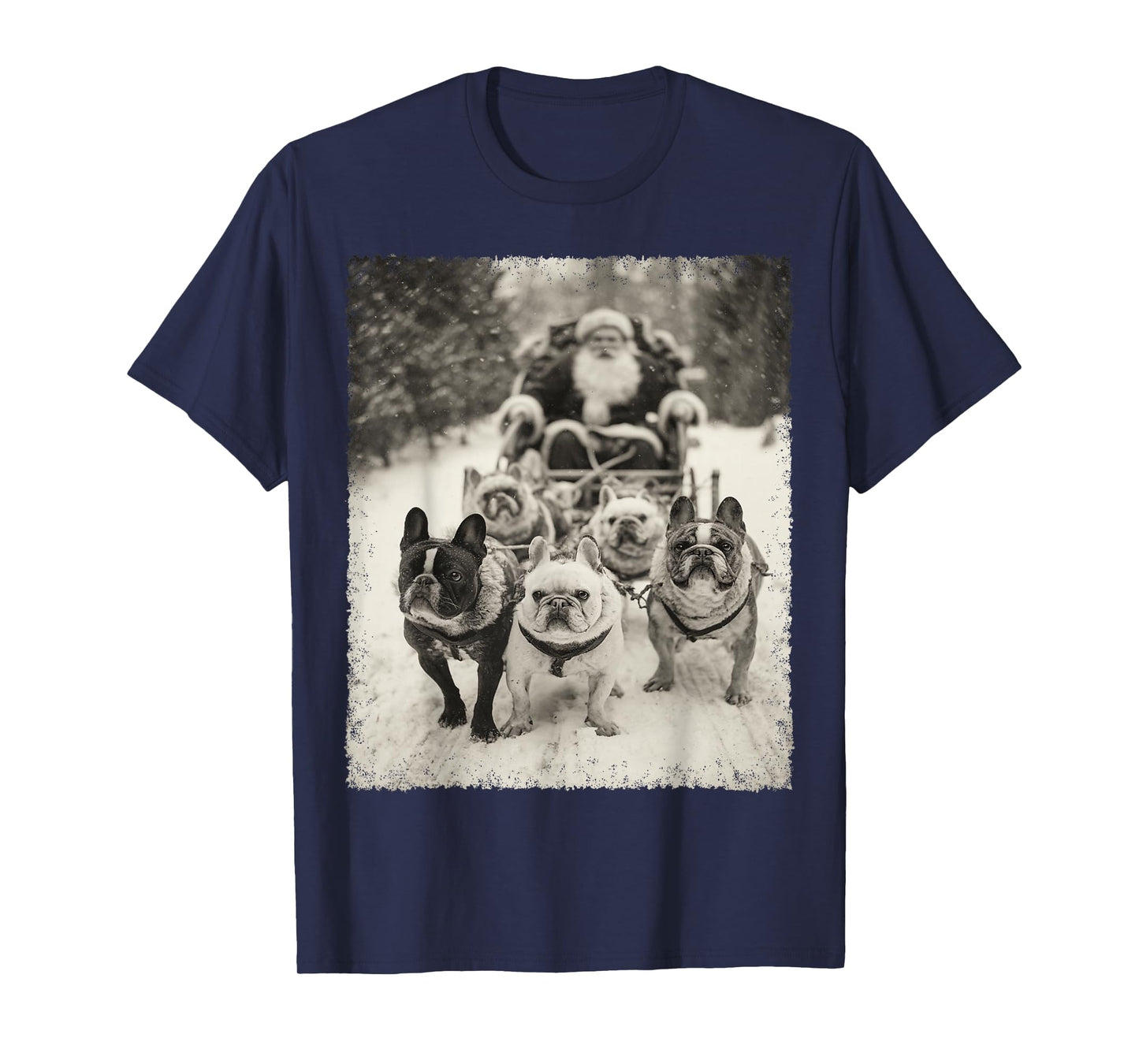 Christmas French Bulldog T-Shirt