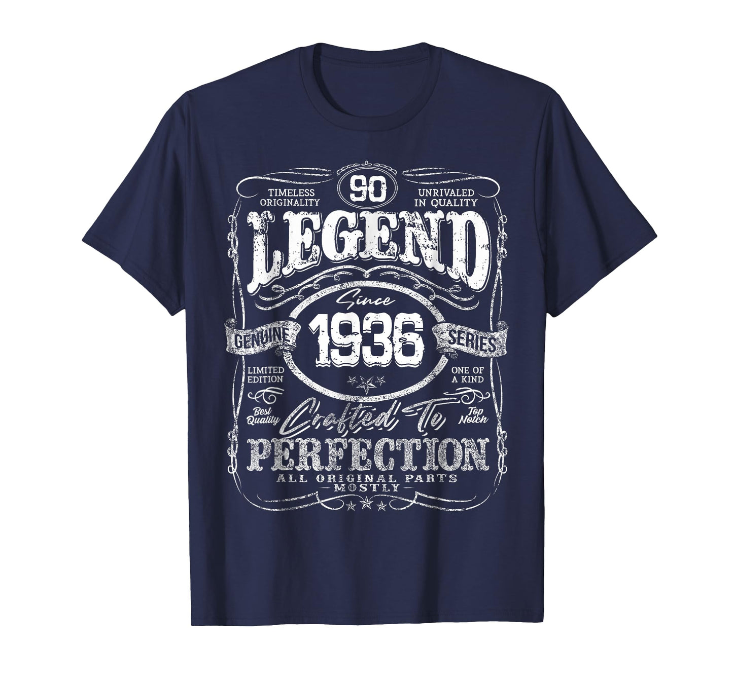 90 Year Old Gifts Vintage 1936 Limited Edition 90th Birthday T-Shirt